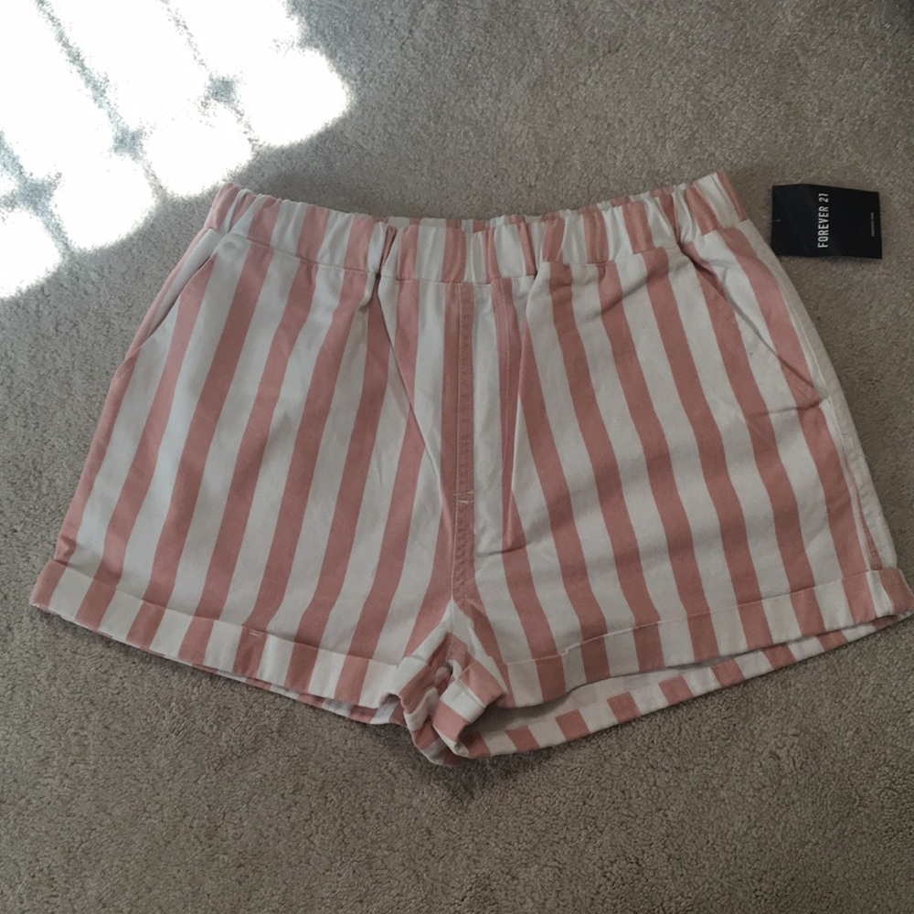 Forever 21 striped shorts